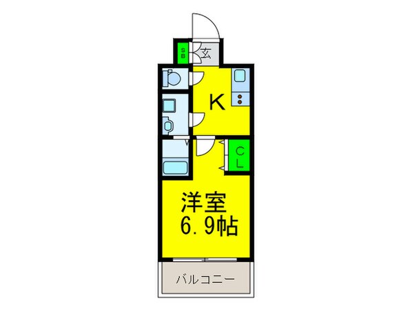 RaysProduct西住之江adamUの物件間取画像